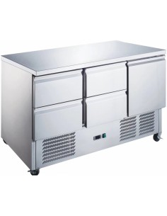 Commercial Refrigerated Counter 4 drawers 1 door | Stalwart DA-THS9034D