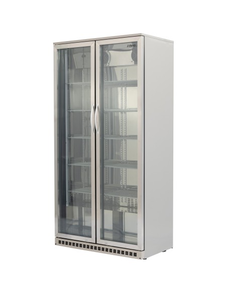 Back bar cooler Double Hinged Door 500 litres Stainless Steel | Stalwart DA-BCSS500G
