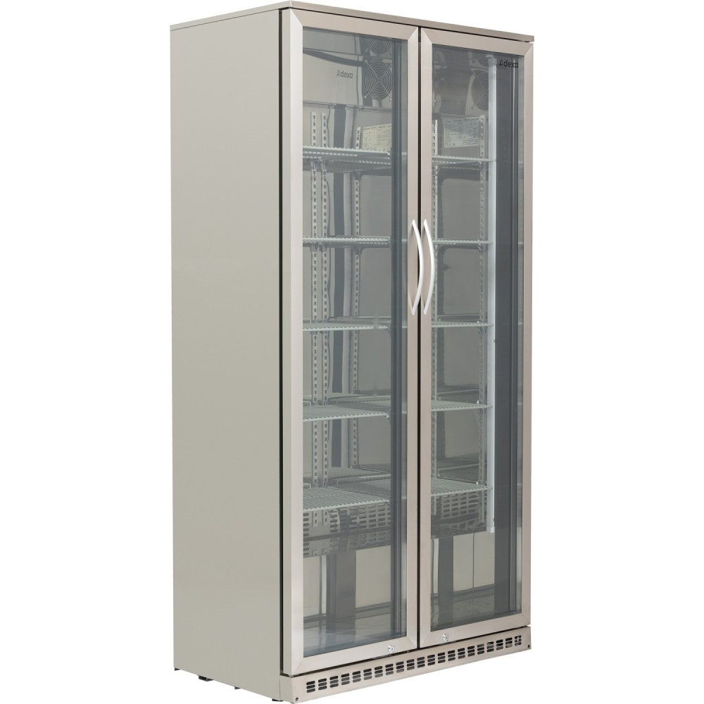 Back bar cooler Double Hinged Door 500 litres Stainless Steel | Stalwart DA-BCSS500G