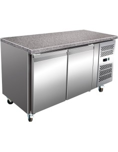 Refrigerated Counter with Marble top 2 doors Depth 800mm | DA-PA15