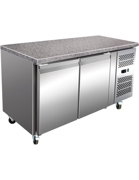 Refrigerated Counter with Marble top 2 doors Depth 800mm | DA-PA15