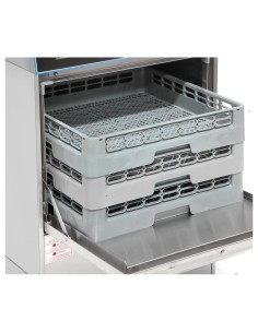 Commercial Dishwasher 540 plates/hour 500mm basket Drain pump Detergent pump Rinse aid pump 13A | DA-EMP500 2