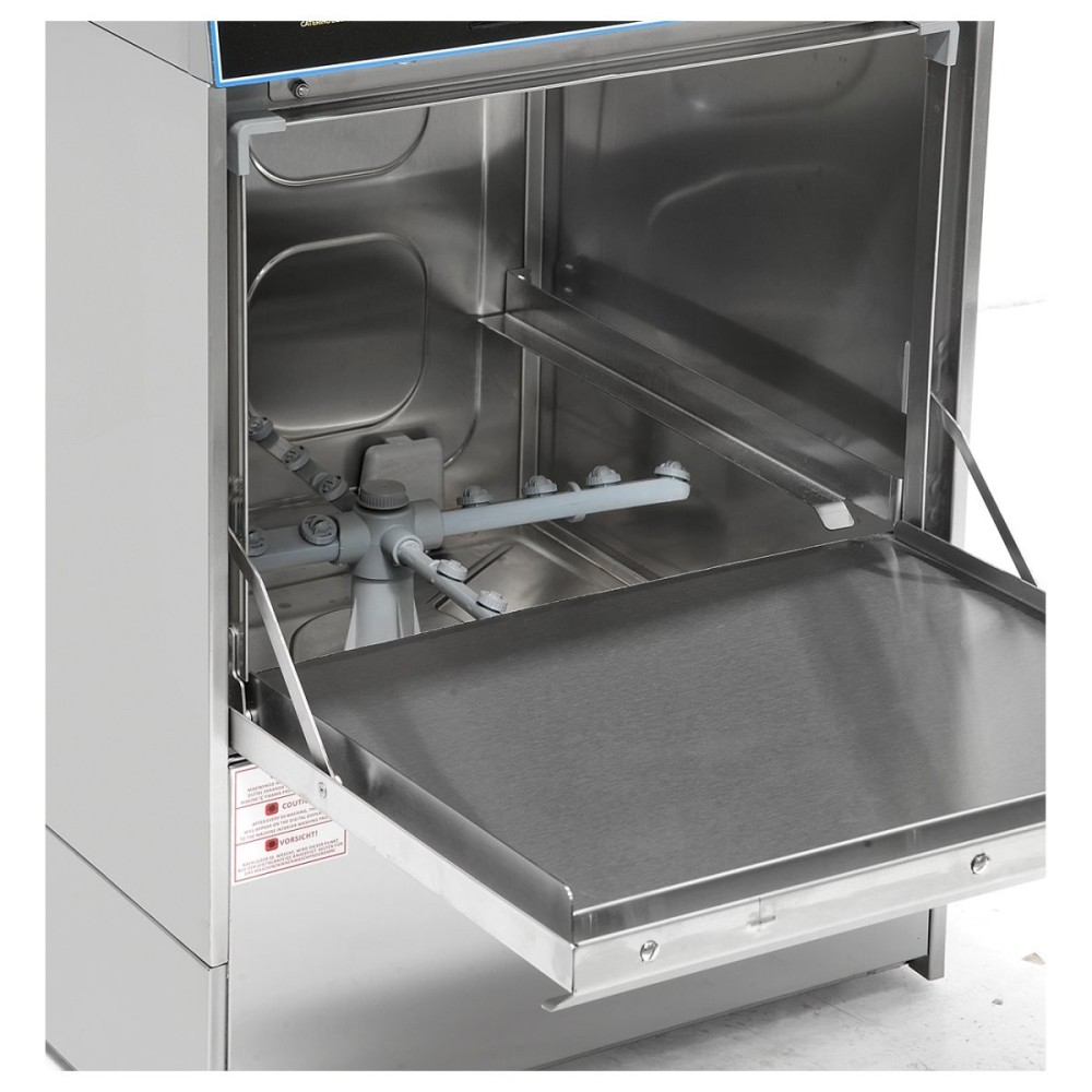 Commercial Dishwasher 540 plates/hour 500mm basket Drain pump Detergent pump Rinse aid pump 13A | DA-EMP500
