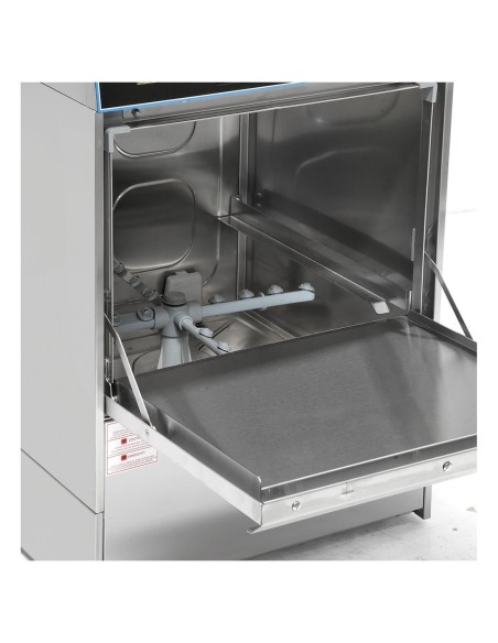Commercial Dishwasher 540 plates/hour 500mm basket Drain pump Detergent pump Rinse aid pump 13A | DA-EMP500