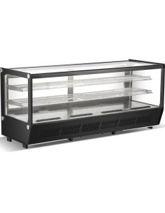 Display Merchandiser Fridge 268 litres 2 shelves Black | Stalwart DA-CW250BLACK