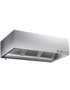Box Wall type Extraction canopy with Filter & Fan & Lights & Speed control 2200x900x450mm | Stalwart DA-VHS229F