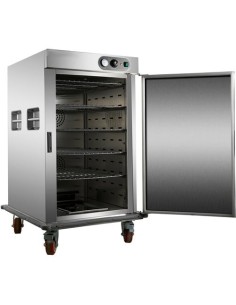 Professional Mobile Food Warming Cabinet  with 5 x GN2/1 capacity  2kW | Stalwart DA-HW115F 2