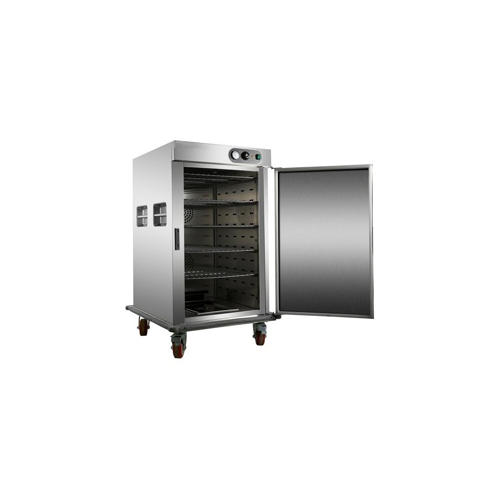 Professional Mobile Food Warming Cabinet  with 5 x GN2/1 capacity  2kW | Stalwart DA-HW115F