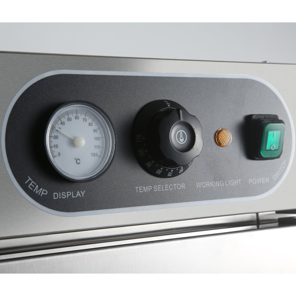 Professional Mobile Food Warming Cabinet  with 5 x GN2/1 capacity  2kW | Stalwart DA-HW115F