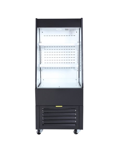 Multi Deck Refrigerator 200 litres with Night Curtain Black 600x700x1540mm | Stalwart DA-LG1000M2W