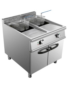 Commercial Electric Fryer Double Tank 2x28 litres | Stalwart DA-HEF908A 2