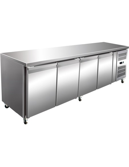 Commercial Refrigerated Counter 4 doors Depth 600mm | DA-RS41V