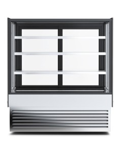 Display Merchandiser Fridge 630 litres 3 shelves Black & Stainless steel | Stalwart DA-HL1500B3 2
