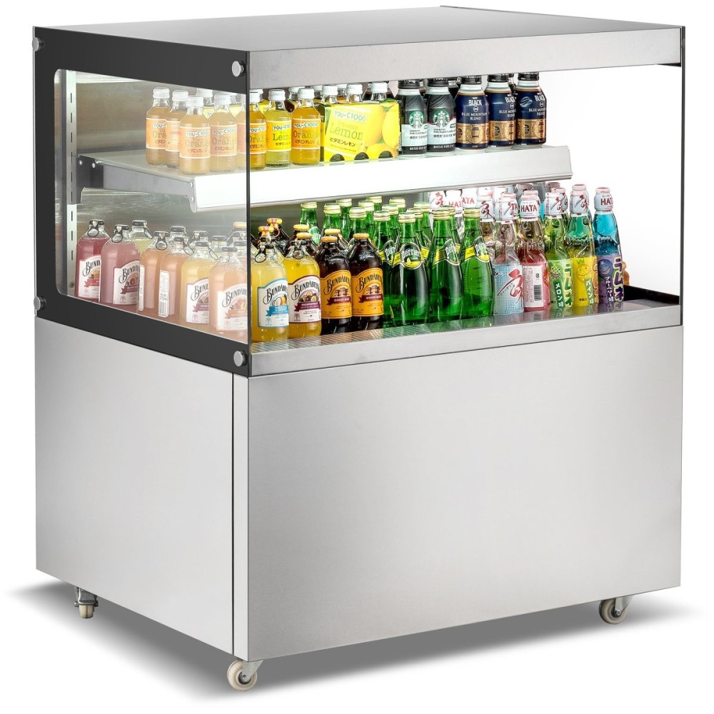 Commercial Display Cabinet 310 Litres Stainless steel | Stalwart DA-ZW310SS