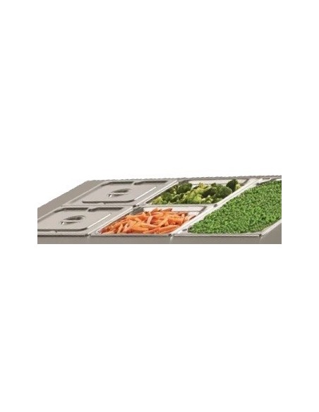 Mobile Bain Marie Hot Cupboard 4 x GN 1/1 Capacity 1420mm Wide | Stalwart YH4W1