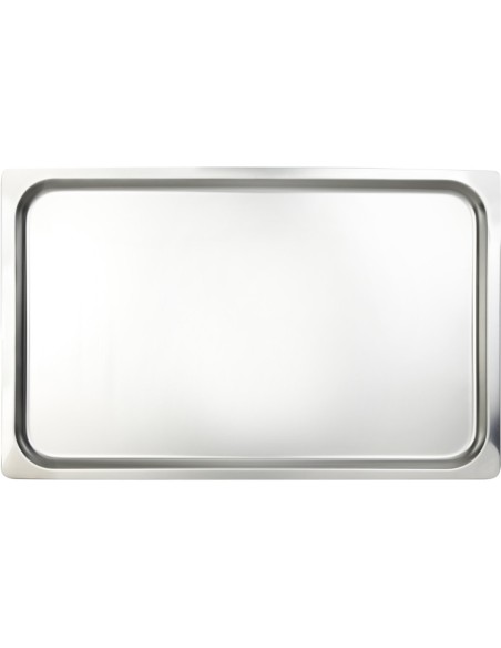 Stainless steel Gastronorm Pan GN2/1 Depth 65mm | Stalwart DA-PH703