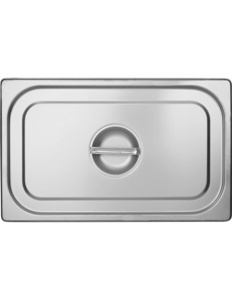 Stainless steel Gastronorm Container Lid GN2/1 | Stalwart DA-PH70L