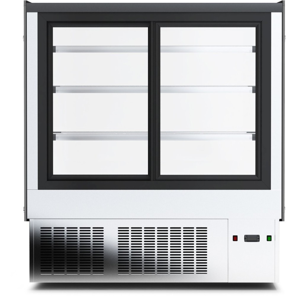 Display Merchandiser Fridge 500 litres 3 shelves Black & Stainless steel | Stalwart DA-HL1200B3