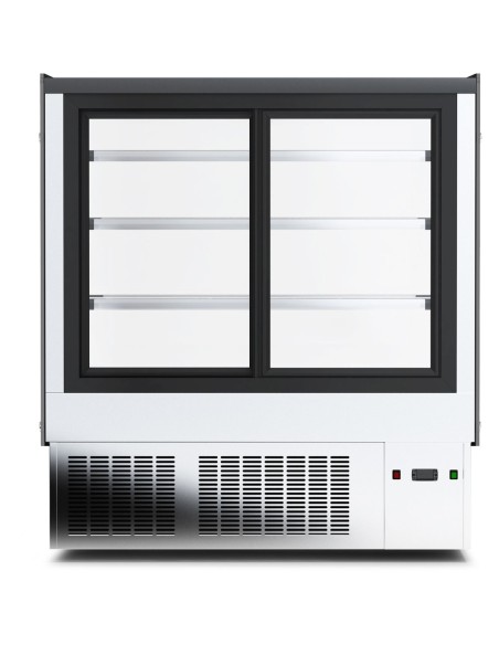 Display Merchandiser Fridge 500 litres 3 shelves Black & Stainless steel | Stalwart DA-HL1200B3