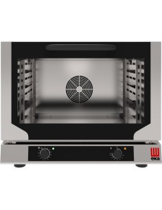 Professional Convection Oven Electric with Manual Controls 4 Trays 600x400mm Tilt Door | Tecnoeka EKF464NP