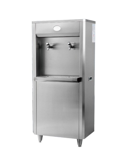 Commercial Free Standing Water Cooler Stainless Steel | Stalwart DA-YL600F2
