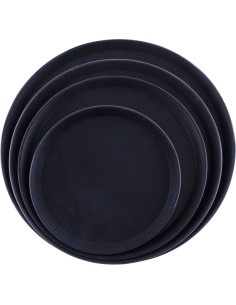 Serving Tray Polypropylene Round 14&quot Black | DA-PPTRAY1414