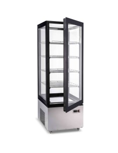 Refrigerated Display Case 400 Litres Black/Stainless Steel | DA-CL400 2