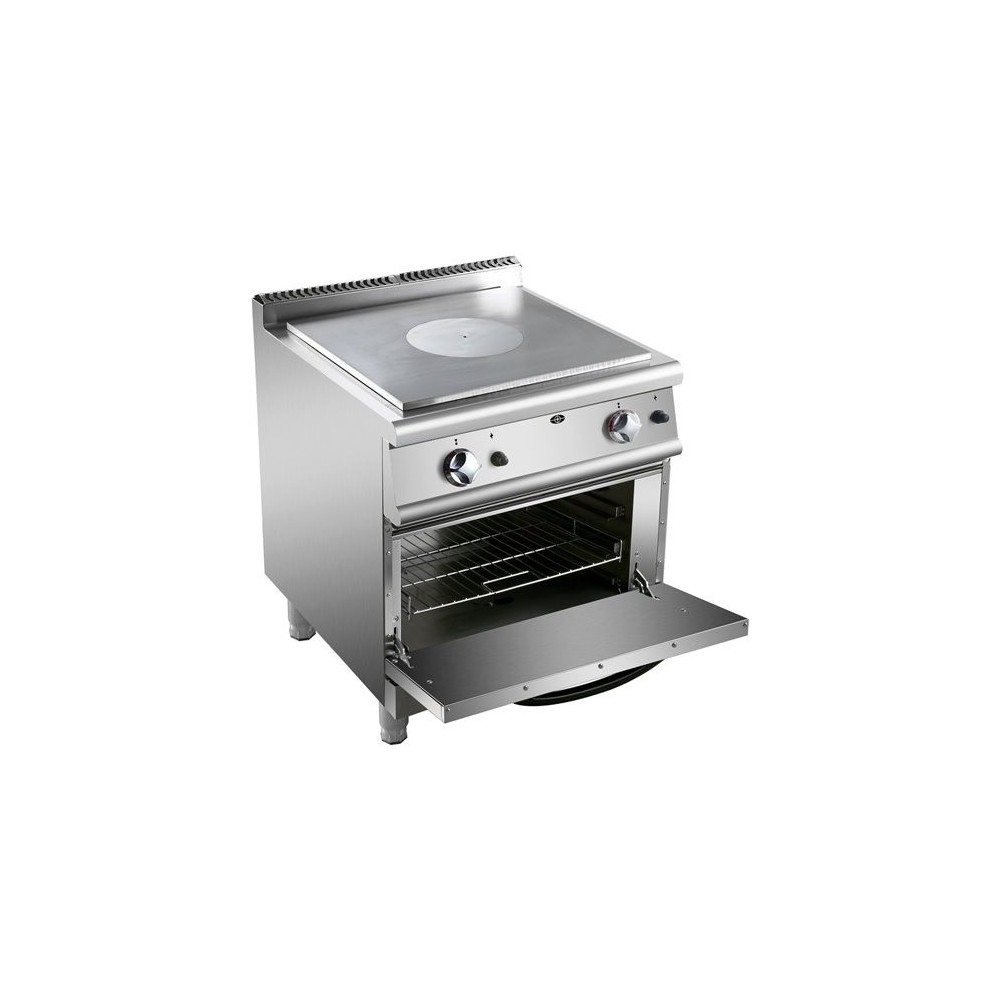 Gas Solid Top with Gas Oven 10kW+5.8kW 700mm Depth | Stalwart DA-HRQ711