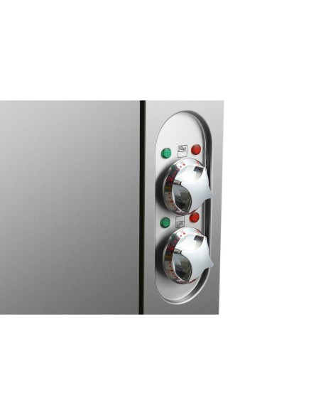 Commercial Electric Cooker 4 Burners with Electric Oven 10.4kW+4.8kW 900mm Depth | Stalwart DA-HRQ912A
