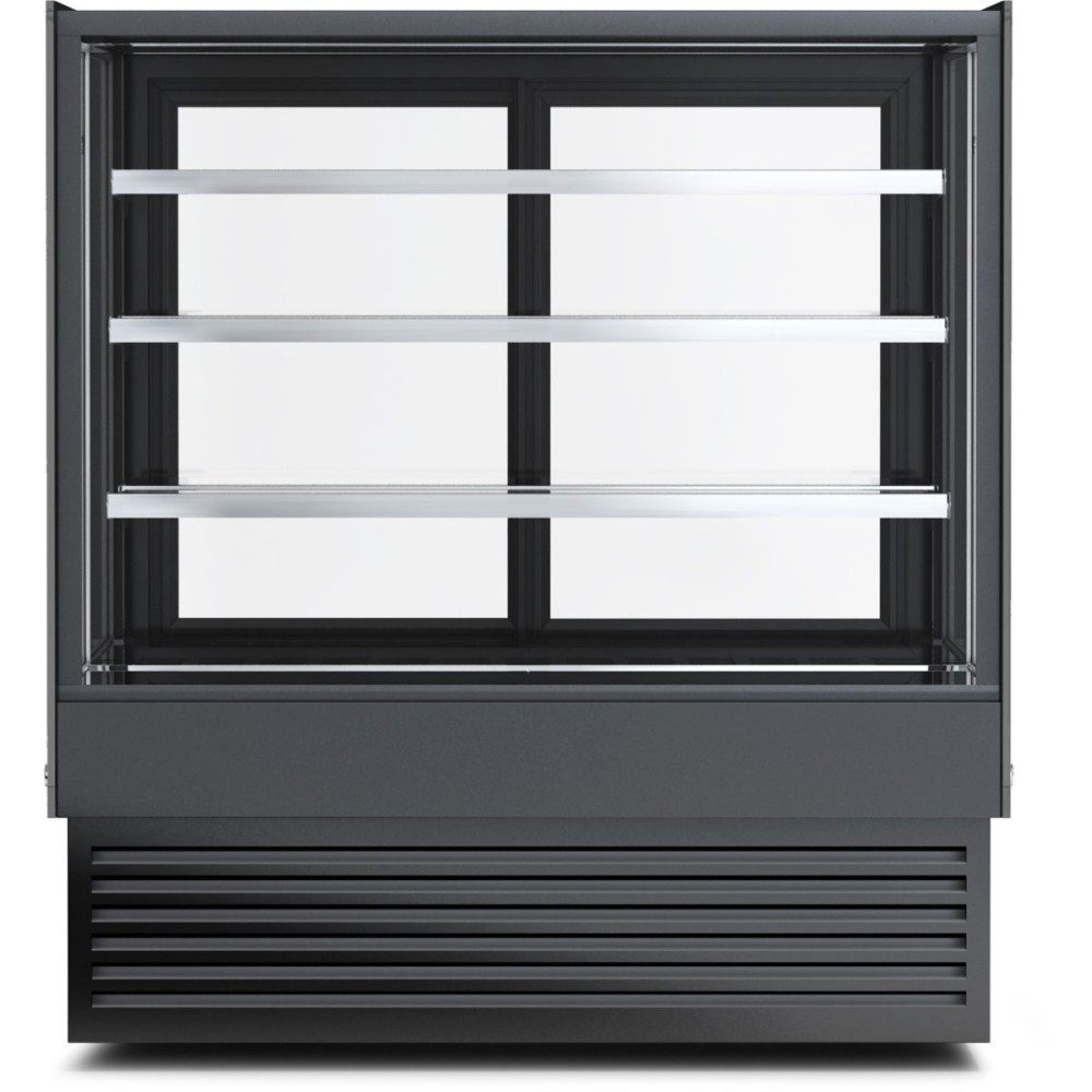 Display Merchandiser Fridge 500 litres 3 shelves Black | Stalwart DA- HL1200B3BLACK