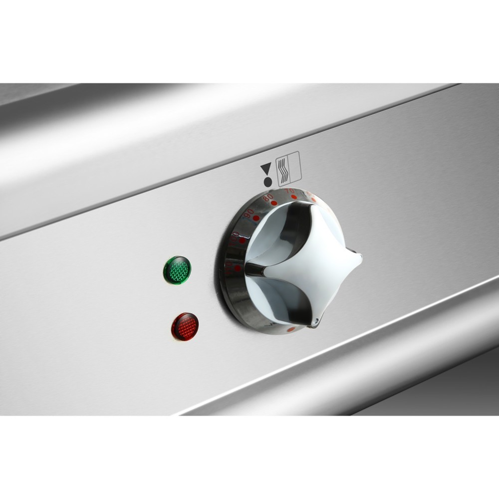 Commercial Electric Cooker 4 Burners with Cabinet Base 8kW 700mm Depth | Stalwart DA-HRQ712