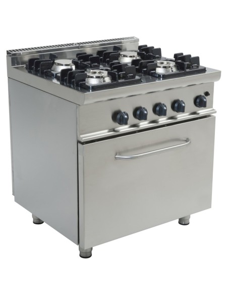 Professional Gas range 4 burners 20kW Gas oven 5.8kW | DA-THG7F4PWFG1
