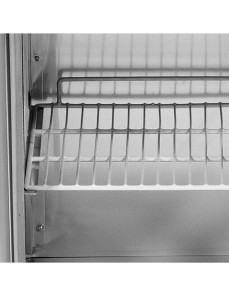 Pizza Prep Counter 2 doors 7 drawers Granite top Refrigerated Counter top Salad 9 x GN1/3 Depth 800mm | Stalwart PZ46+PT36