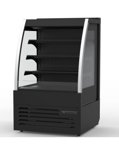 Multi Deck Refrigerator 210 litres with Night Curtain Black 990x620x1450mm | Stalwart DA-VC14F103I