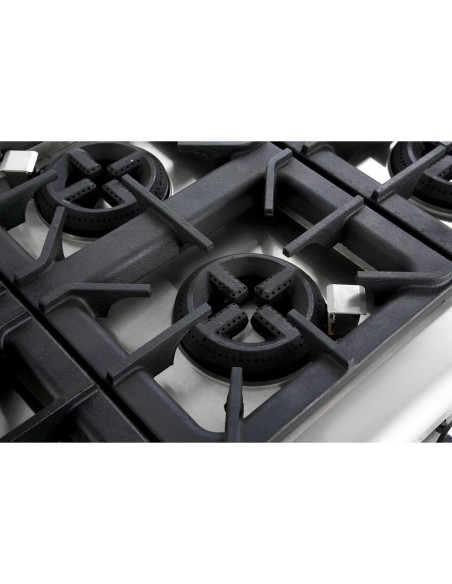Professional Gas range 6 burners 45kW Electric Oven 5.8kW 700mm Depth | Stalwart DA-ADX776A