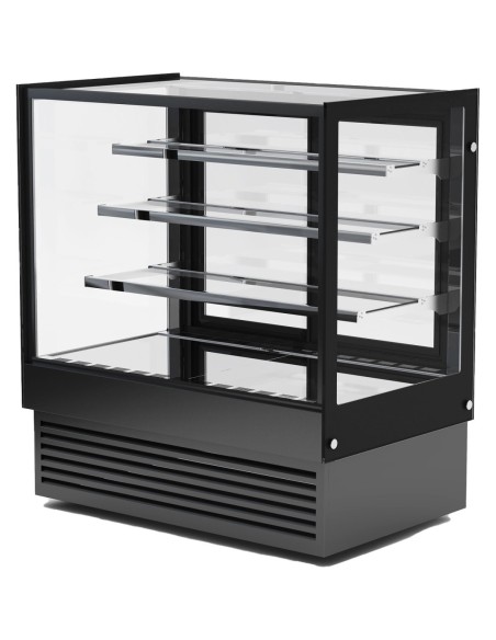 Display Merchandiser Fridge 630 litres 3 shelves Black | Stalwart DA- HL1500B3BLACK