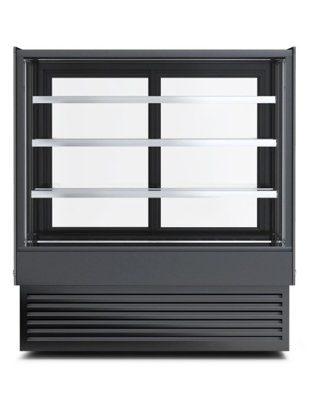 Display Merchandiser Fridge 630 litres 3 shelves Black | Stalwart DA- HL1500B3BLACK