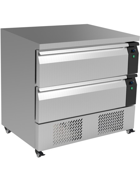 FlexDrawer Counter Fridge & Freezer 905x700x840mm 4xGN1/1 | Stalwart DA-CBF92
