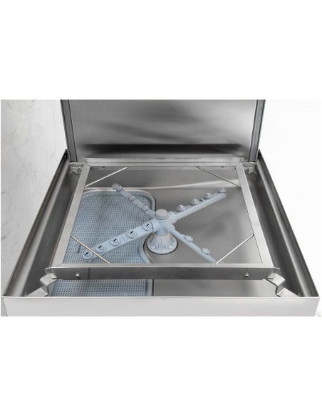 Pass Through Hood Dishwasher 1100 plates Per hour, Rinse and Detergent pump 400V | DA-EMP1000