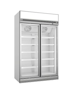 Commercial Display freezer 1006 litres Double hinged doors Top mount | Stalwart DA-FF444TOP