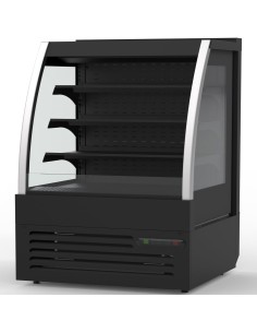 Multi Deck Refrigerator 230 litres with Night Curtain Black 1295x620x1450mm | Stalwart DA-VC14F104I