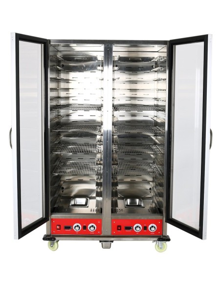 Professional Fermentation, Proofing Holding Cabinet 15 + 15 tier Insulated | Stalwart DA-WHHPC40IS