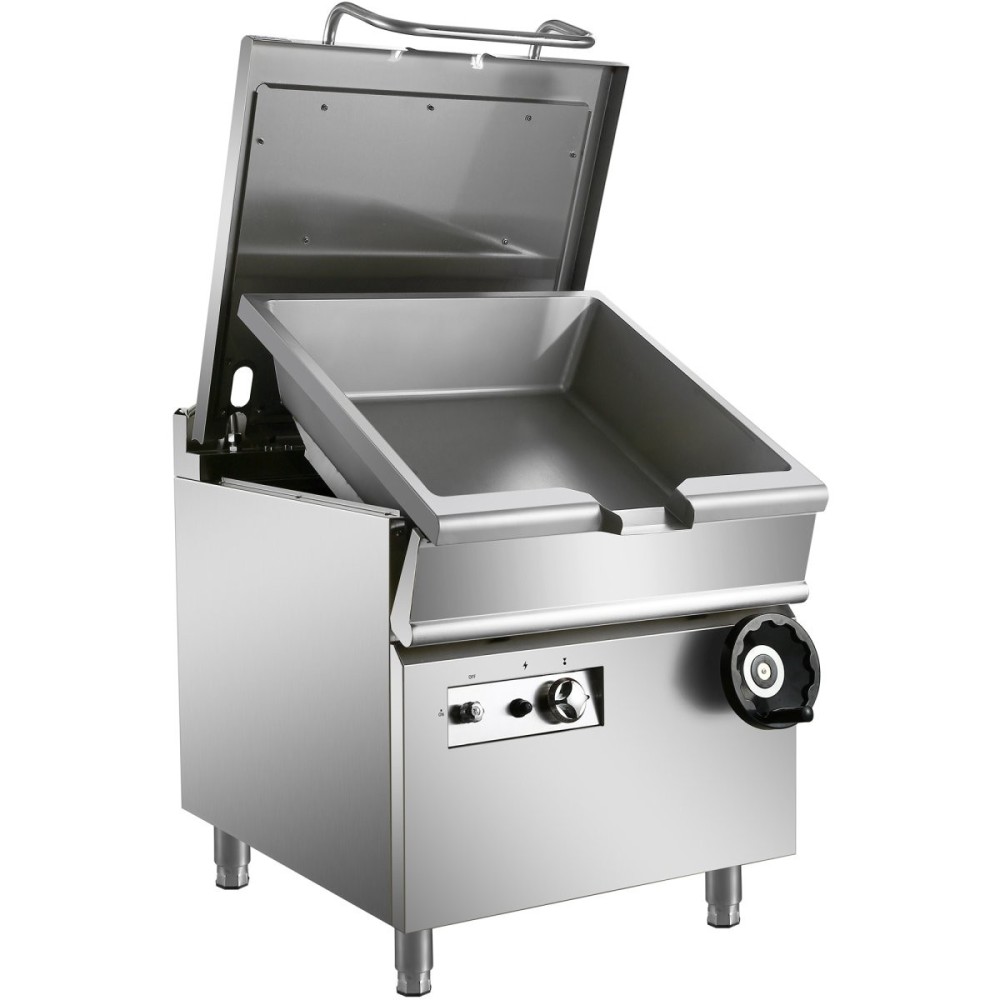 Professional Gas Tilting Bratt pan 80 litres 900mm Depth | Stalwart DA-ZHRS80