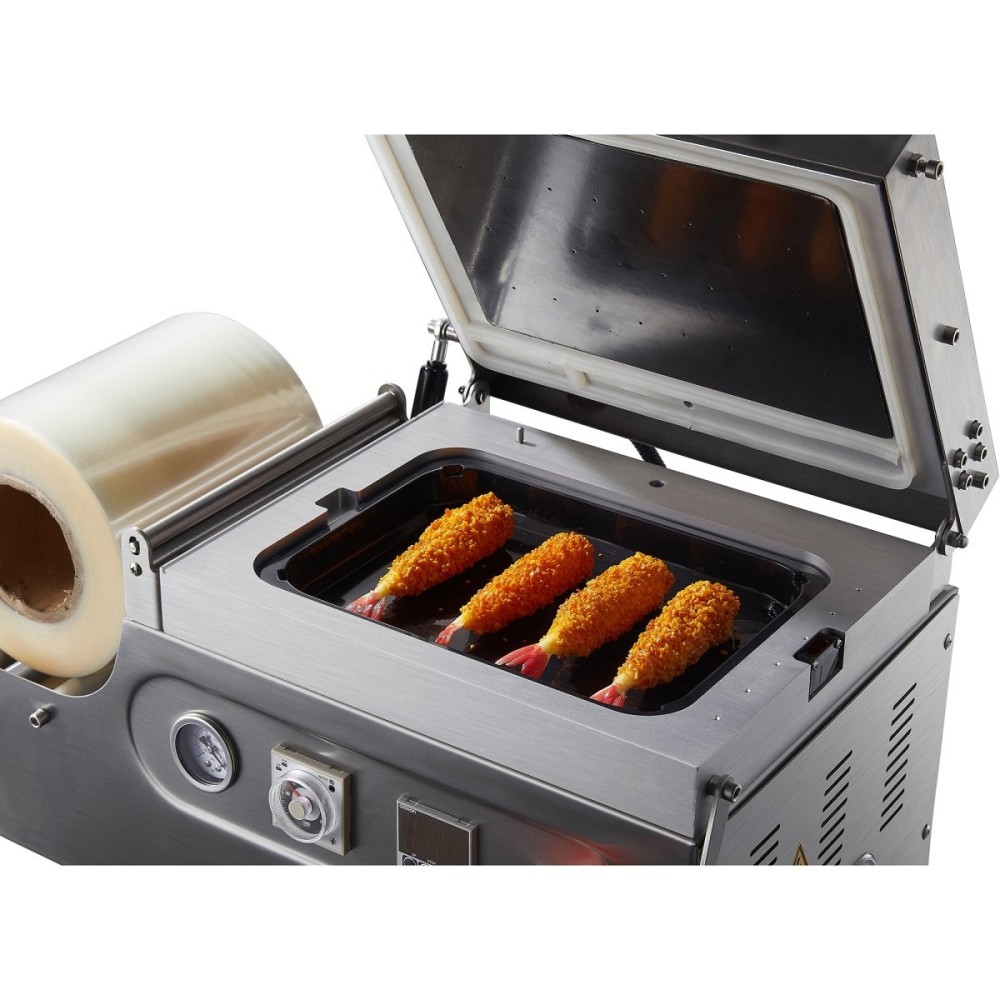 Vacuum Tray Sealer 260x190x25mm Trays Table Top 1.5kW | Stalwart DA-ZT260