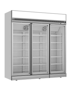 Commercial Display freezer 1563 litres Triple hinged doors Top mount | Stalwart DA-FF777TOP
