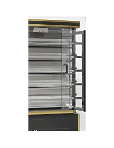 Commercial Chicken Rotisserie Oven with Neutral Cabinet Electric 5 Spit 30 Chickens | Stalwart DA-PLS5EE 2