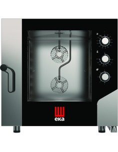 Professional Combi Steamer Electric 7 trays GN1/1 Electromechanic Controls Direct steam | Tecnoeka MKF711S