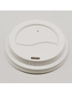 1000pcs Coffee Cup Lids for 8oz cups White | Stalwart DA-WLID8OZ