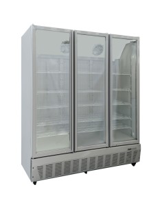 Commercial Freezer Upright 1500 litres Triple Hinged glass door Grey | Stalwart DA-SDF1500 2