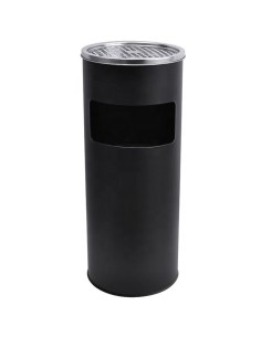 Commercial Ashtray Waste Bin 17 Litres Black | Stalwart DA-JYAB901BLACK